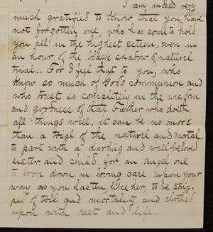 a page of handwritten text