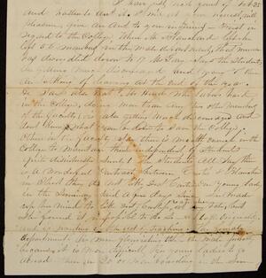 a page of handwritten text