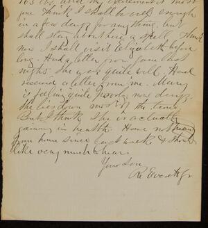 a page of handwritten text