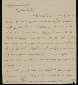 a page of handwritten text