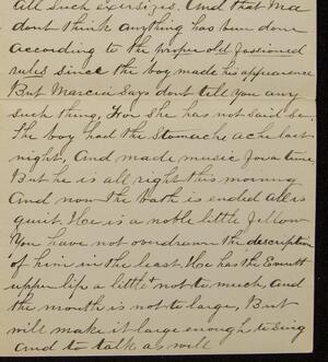 a page of handwritten text