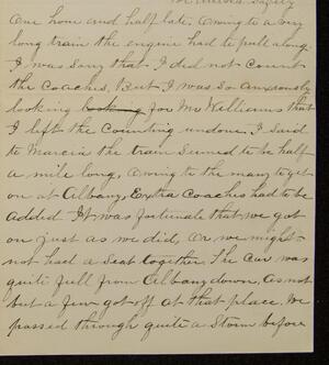 a page of handwritten text