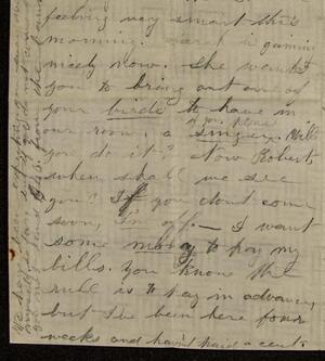 a page of handwritten text