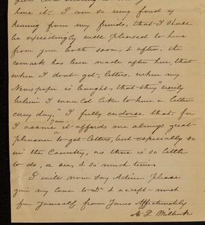 a page of handwritten text