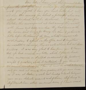 a page of handwritten text