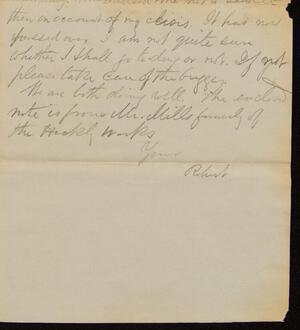 a page of handwritten text