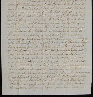 a page of handwritten text