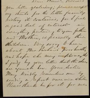 a page of handwritten text