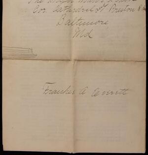 a page of handwritten text