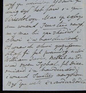 a page of handwritten text