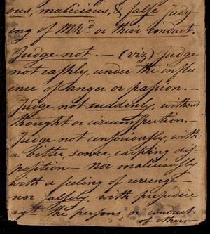 a page of handwritten text