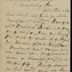 a page of handwritten text