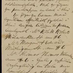 a page of handwritten text