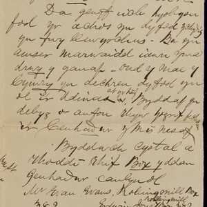 a page of handwritten text