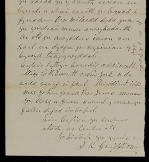 a page of handwritten text