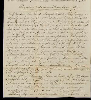 a page of handwritten text