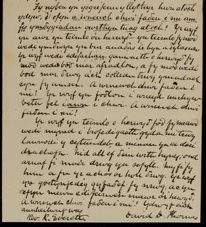a page of handwritten text