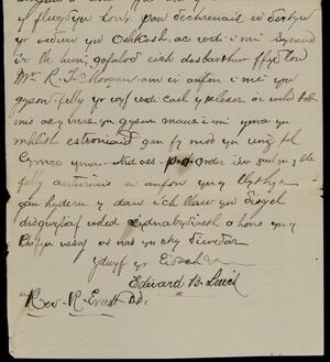 a page of handwritten text