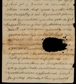 a page of handwritten text