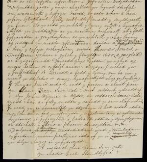 a page of handwritten text