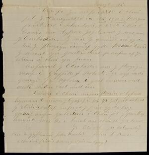 a page of handwritten text