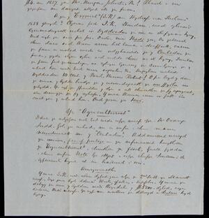 a page of handwritten text