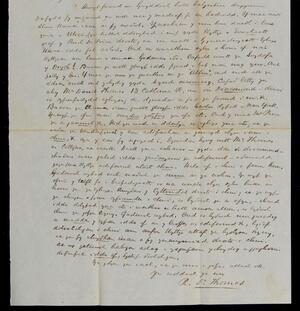 a page of handwritten text