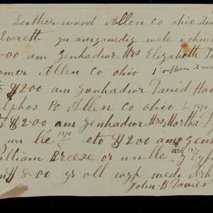 a page of handwritten text