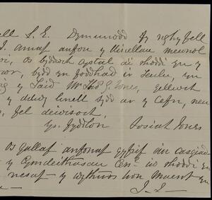 a page of handwritten text