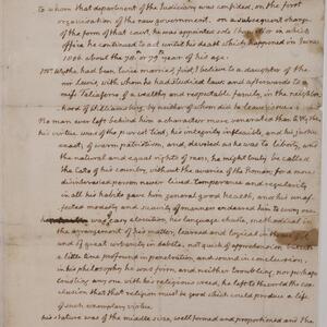 a page of handwritten text