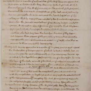 a page of handwritten text