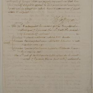 a page of handwritten text