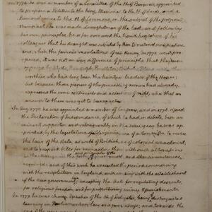 a page of handwritten text