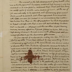 a page of handwritten text