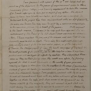 a page of handwritten text