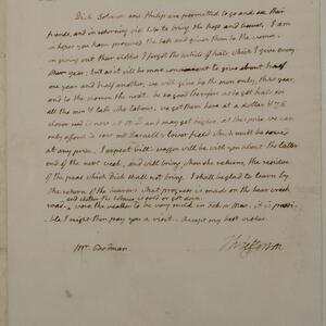 a page of handwritten text
