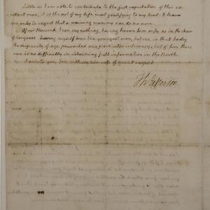 a page of handwritten text