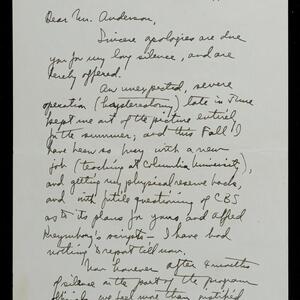 a page of handwritten text