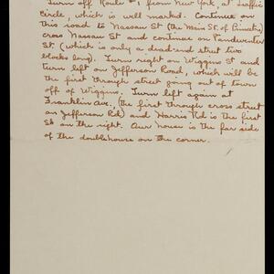 a page of handwritten text