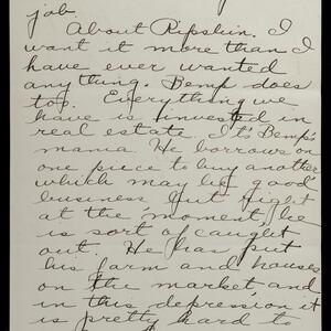 a page of handwritten text