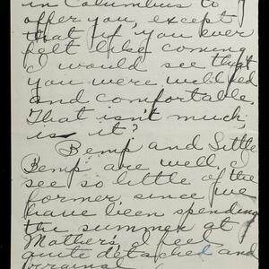 a page of handwritten text