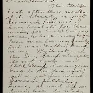 a page of handwritten text