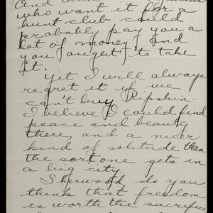 a page of handwritten text