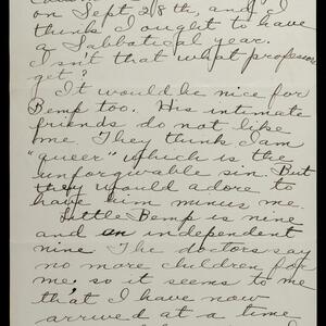 a page of handwritten text