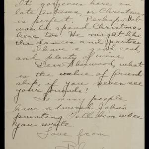 a page of handwritten text