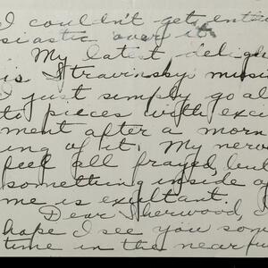 a page of handwritten text