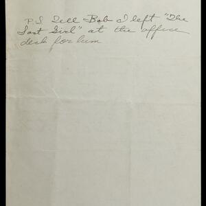 a page of handwritten text