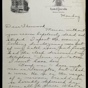a page of handwritten text