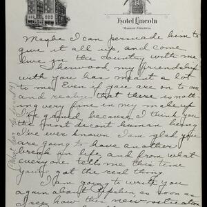 a page of handwritten text