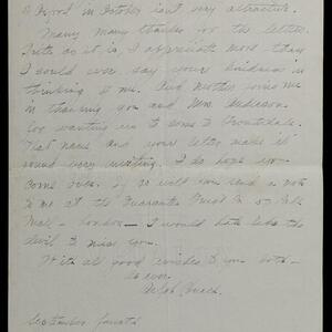 a page of handwritten text